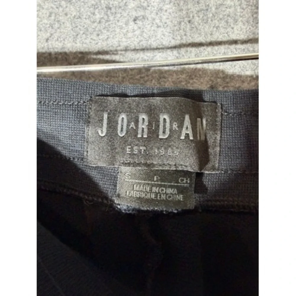 Jordan 72-10 Mens Black Graphic Jogger Sweatpants Small Jumpman Logo Basketball